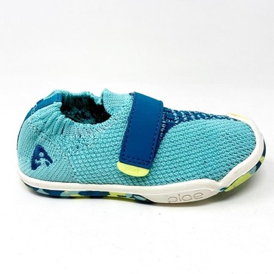 Plae Elise Nexus Teal Baby Toddler Size Laceless Sneakers 122030
