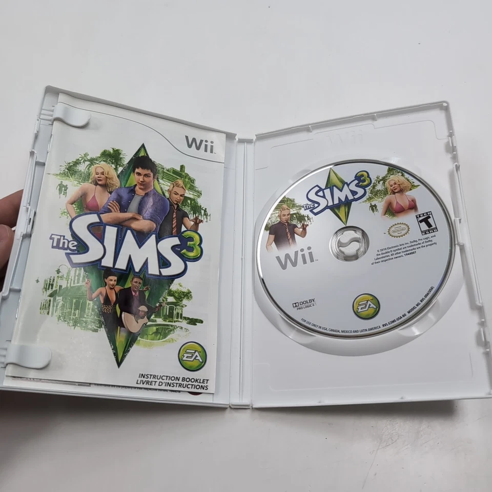 The Sims 3 (Nintendo Wii, 2010) Complete and Tested - Image 3 of 4