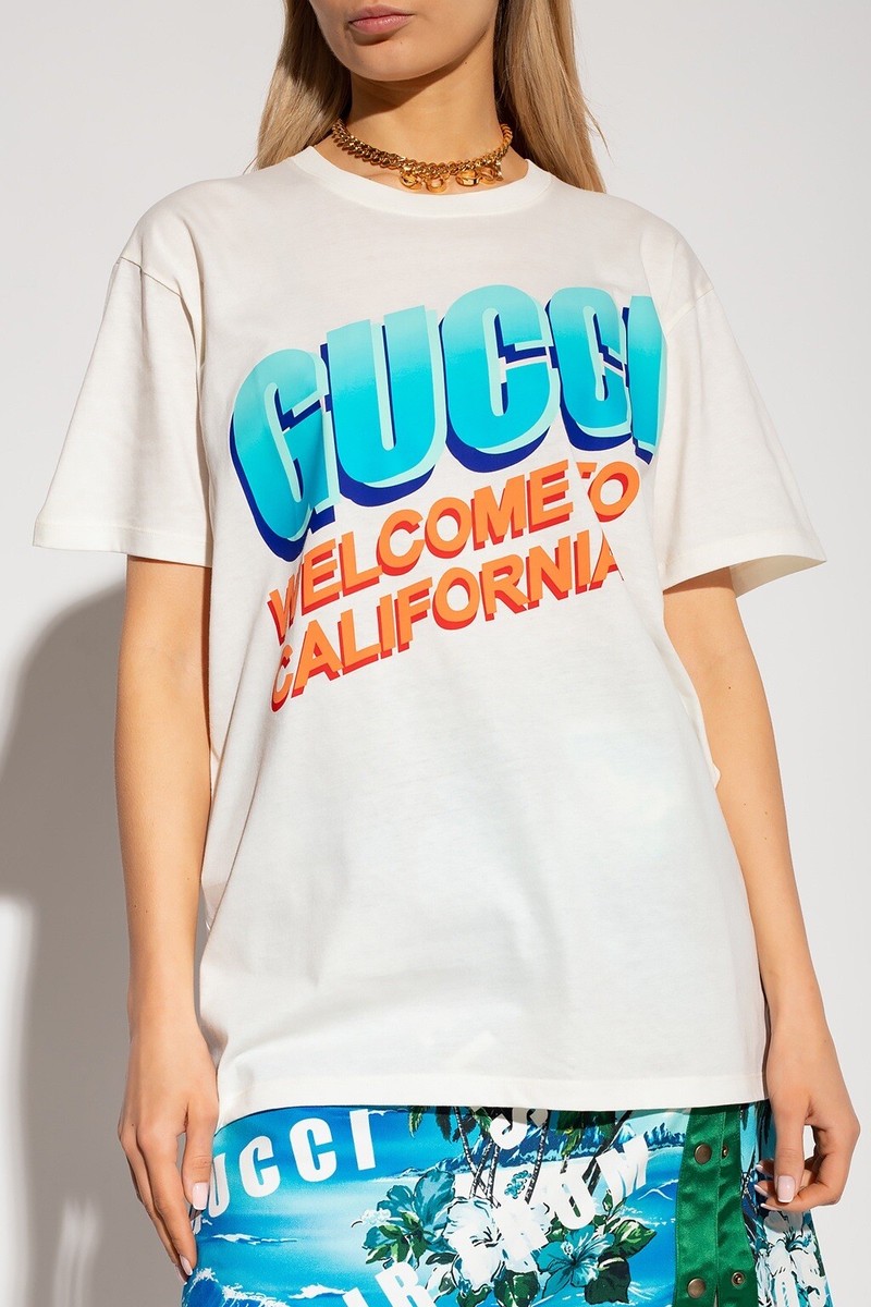 New Gucci Welcome to California Slogan T-Shirt XXS | eBay