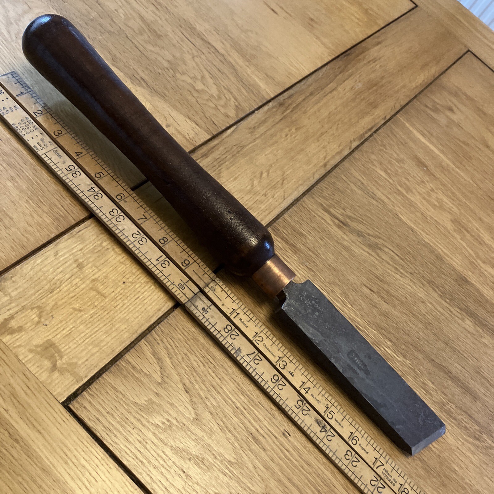 Large Heavy Duty Wood Turning 1 1/2 Wide Skew Tapering Chisel eBay