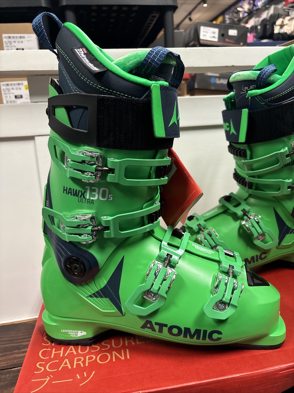 SALOMON STIVALI DA SCI DA UOMO ATOMIC HAWX ULTRA 130 S NUOVI IN SCATOLA MISURA 28 5 PREZZO DI LIQUIDAZIONE!