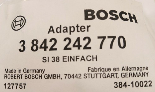 Bosch Adapter 3842242770 SI38 Einfach Industrie Ersatzteil - Bild 5 von 5