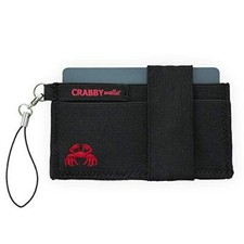 - Front Pocket Wallet - Minimalist Wallet - Elastic - Carry Cards, Cash, , Keys
