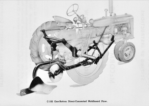 IH International McCormick Farmall C Super C-193 1 Bottom Moldboard Plow Manual - Picture 5 of 8