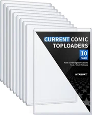 Comic Book Top Loaders for Current, Toploader Hard Sleeves Holder for Comic Book