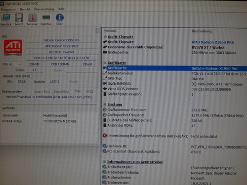 GeCUBE RADEON X1950 PRO 256MB DDR3 PCI-E GRAFIKKARTE 2xDVI S-VIDEO #GK10305 - Picture 3 of 3