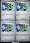 Lot 4 Cartes Pokemon MEGA CANNE 188/193 Ecarlate et Violet EV2 PAL FR NEUF