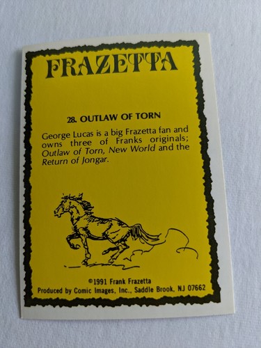Frazetta Frank Frazetta Trading Card Comic Images 1991 Pick A Card Bundle & Save - Picture 33 of 109