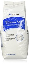 Swan Epsom Salt 64 Ounce 4LB Bathwater Additive Relaxing Soothing Bath Helper