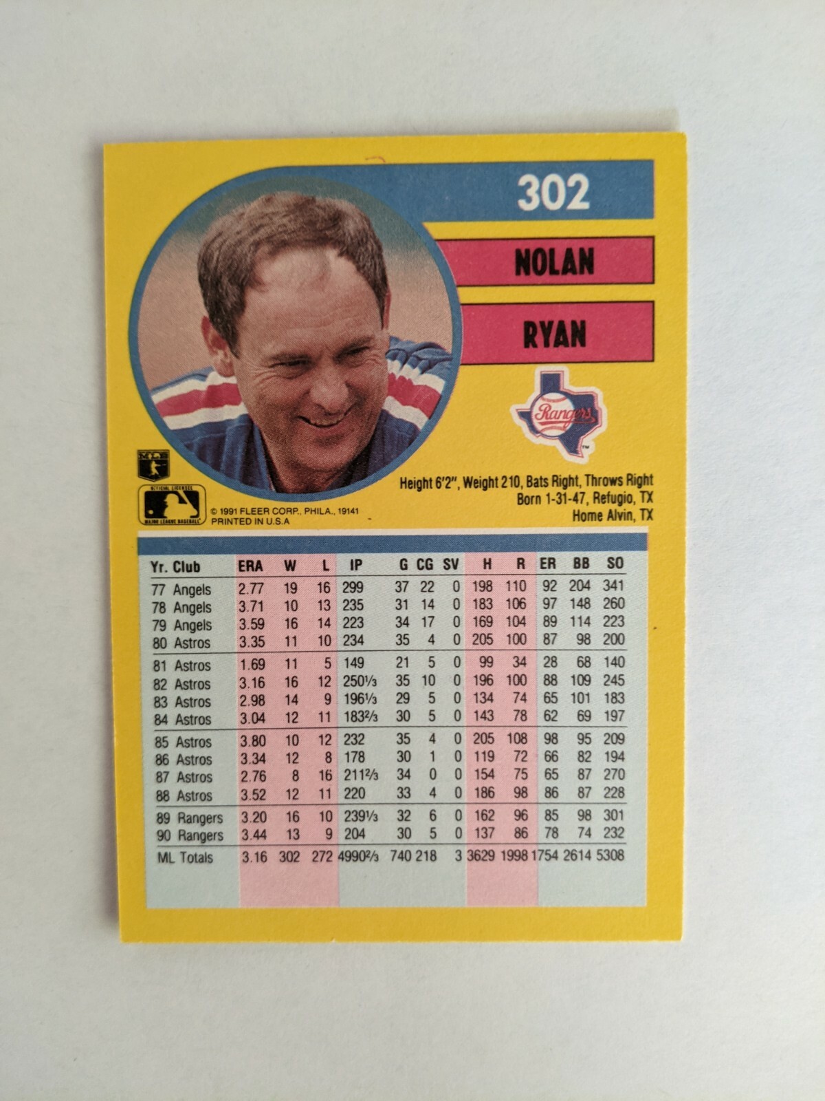 Nolan Ryan Single Baseball Cards 1971 - 1994 Donruss Topps Leaf Upper Deck - Picture 47 of 75
