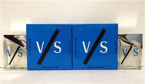 激レア廃盤品　VERSACE Eau de Parfum 50ml 女性用男性用 2 ) V/S by Versace Eau De Toilette .17oz Mini | eBay