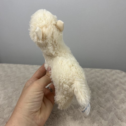 Ideal Toys Direct Llama Plush Stuffed Animal Cream Off White Alpaca Buck Teeth - Picture 4 of 6