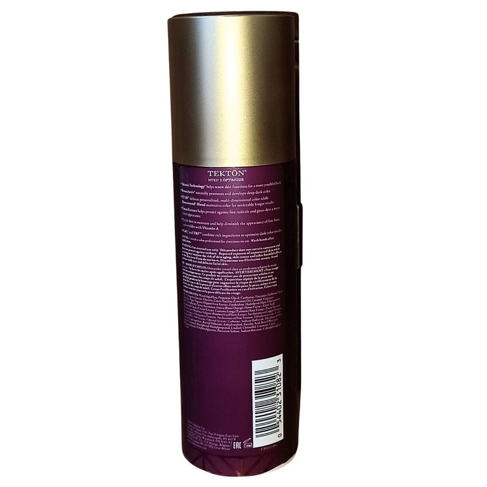 Loción para cama de bronceado California Tan Tekton OPTIMIZADOR PASO 2 sol interior *LIQUIDACIÓN Foto 2 de 4