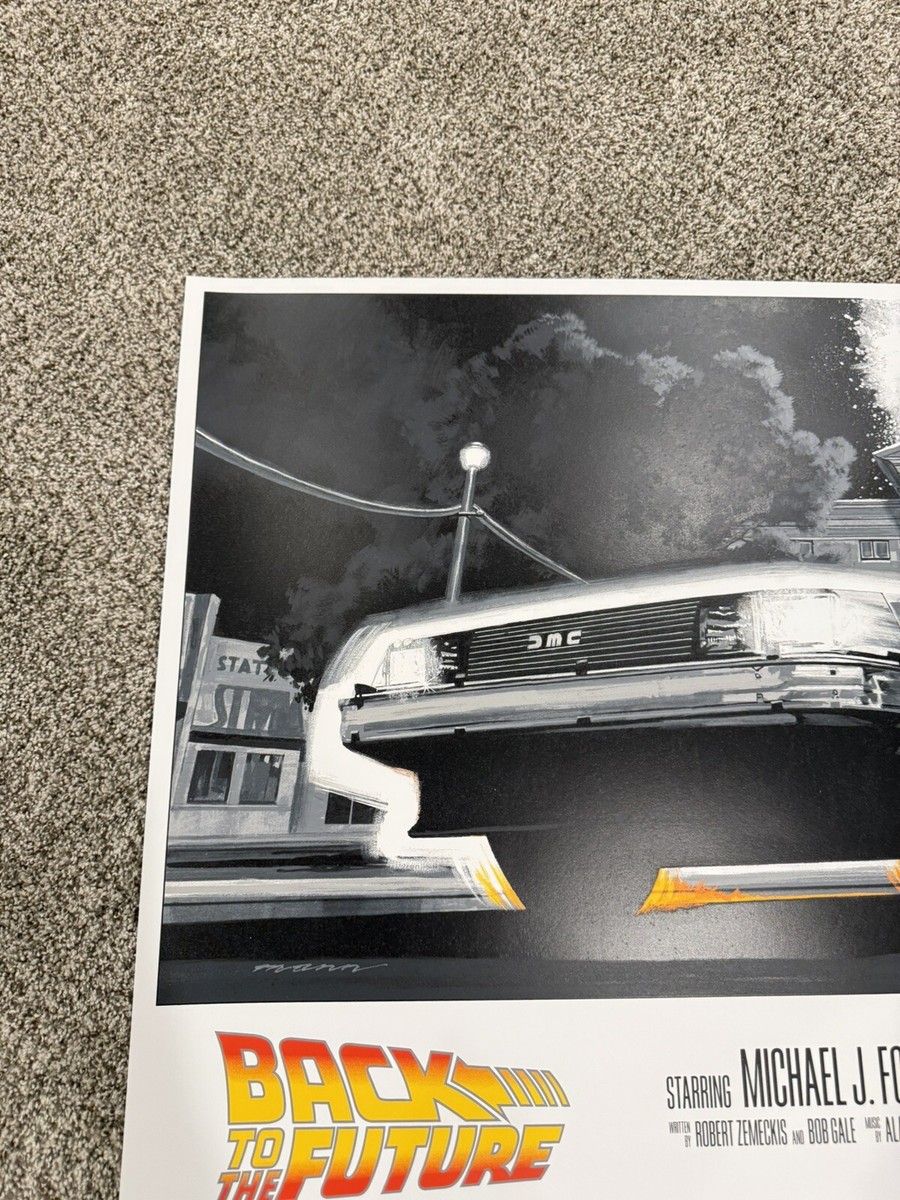 Back To The Future VERSION C Art Print Movie Poster By Paul Mann