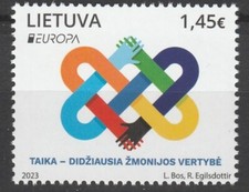 Lithuania 2023 CEPT Europa, Peace MNH stamp