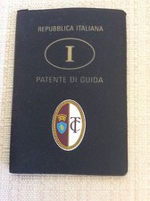 ASTUCCIO PORTA PATENTE GUIDA TORINO CALCIO  CON STEMMA ANNI '70