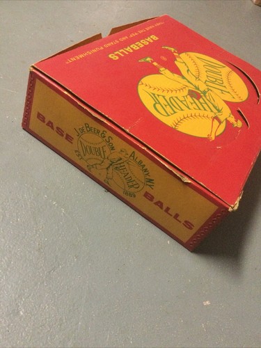 Vintage J. DeBeer & Son Double Header Empty Baseball Box Boston Rec League - Bild 5 von 9