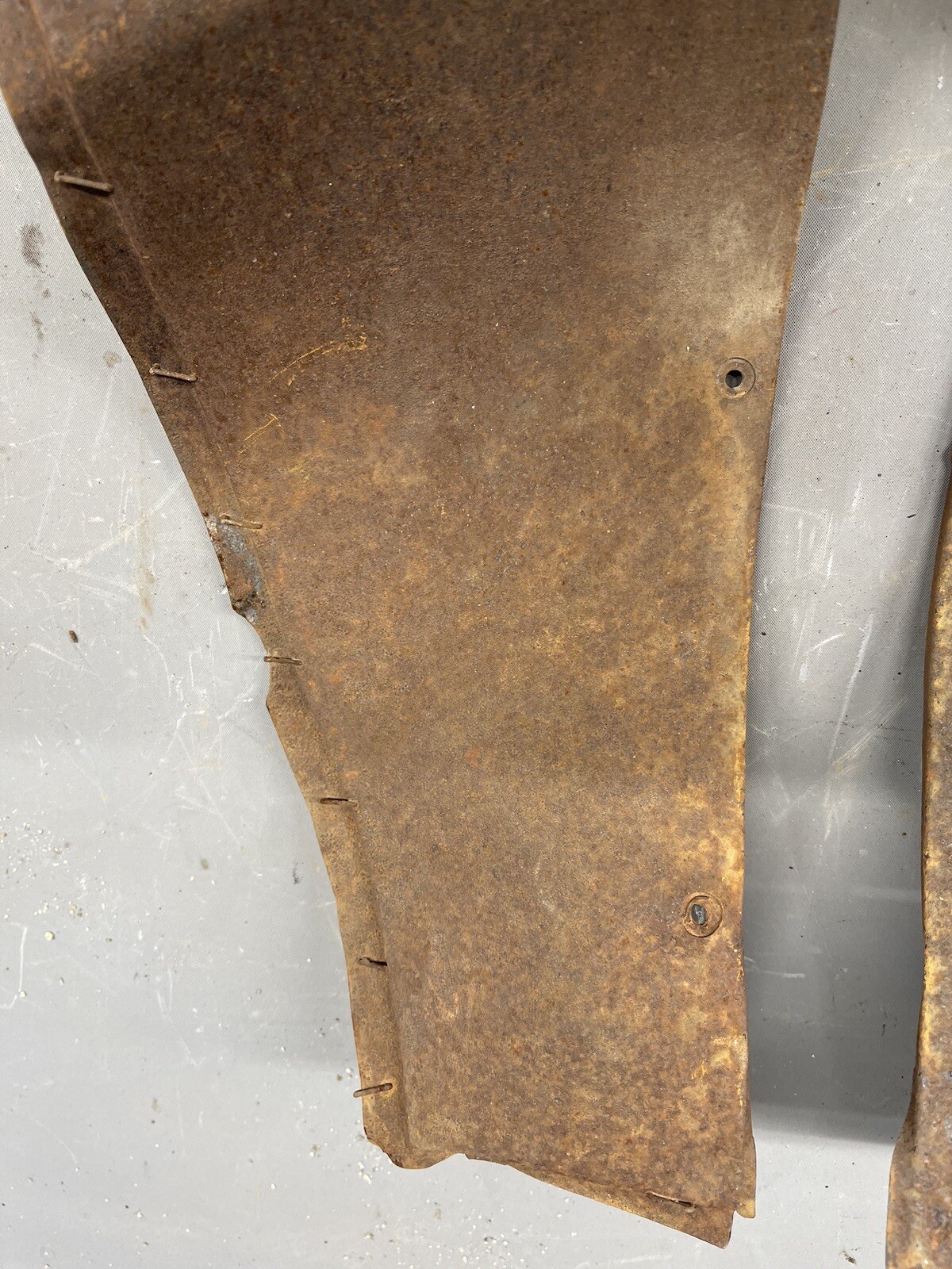 1956 1957 Chevrolet BelAir Inner Fender Lower Splash Shield Radiator ...