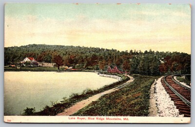 Lake Royer Blue Ridge Mountains Maryland C1908 Postcard P15