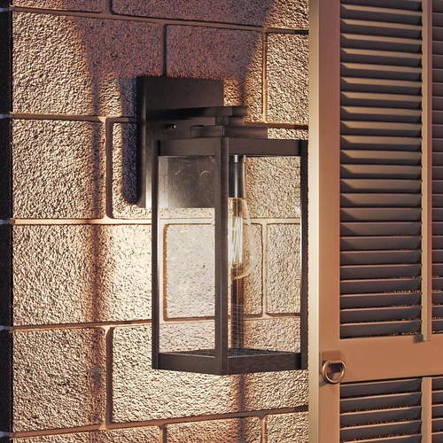 Quoizel Westover Modern Wall Sconce, 14.25 Inch Earth Black 1-Light Outdoor - Picture 6 of 9