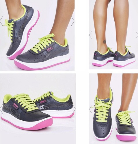 purple platform pumas