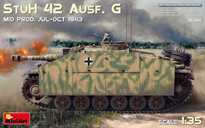 MINIART 35385 1:35 StuH 42 Ausf. G Mid Prod. Jul-Oct 1943 Plastic Model Kit