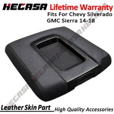 Console Lid Center Armrest Cover For 2014-18 15 Silverado Sierra 1500 2500 3500
