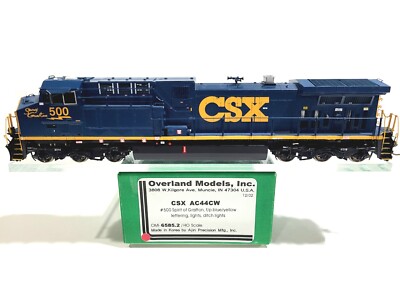 Overland OMI CSX GE AC44CW CSX Spirit of Grafton #500 HO Brass Model #6585.2