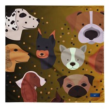 All-over print bandana dog lover