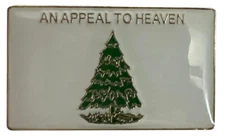 An Appeal To Heaven With Grass Motorcycle Hat Cap lapel Pin 