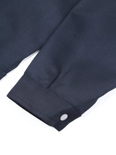 Women Men Long Sleeve Work Coat Pocket Shirts Workshop Mechanic Uniform Workwear - Bild 72 von 104