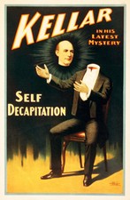 Magician Harry Kellar in His Latest Mystery: Self Decapitation Show Poster