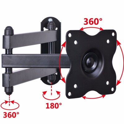 TV Monitor Wall Mount Bracket for DELL SONY Vizio Sanyo Sharp Samsung 19~32'' CYS