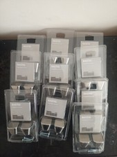IKEA Bastig Gebürstetes Neusilber Oberfläche Schublade Schrank Griffe Knöpfe - x 10