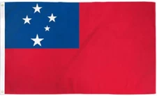 3X5 WESTERN SAMOA PRINTED NYLON FLAG BANNER W/ GROMMETS