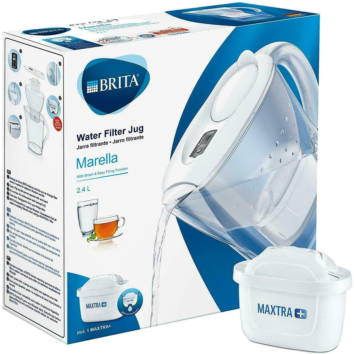 BRITA Marella Cool MAXTRA+ Plus 2.4L Water Filter Fridge Jug