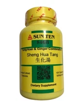 Sun Ten - Tang-kuei & Ginger Combination, 100 Capsules / Sheng Hua Tang / 生化湯