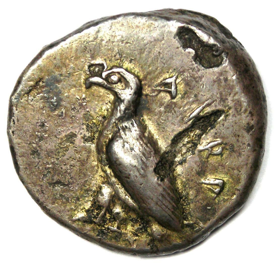 Sicily Acragas AR Didrachm Eagle Crab Akragas Coin 510-495 BC. VF (Very Fine)
