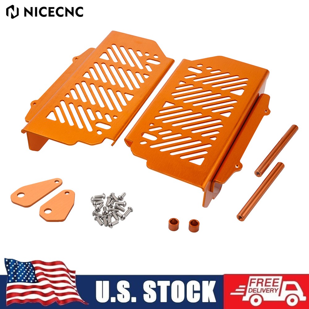 CNC Radiator Grille Guard Cover For KTM 125-500 XC XCF SX SXF XCW XCFW EXC EXC-F
