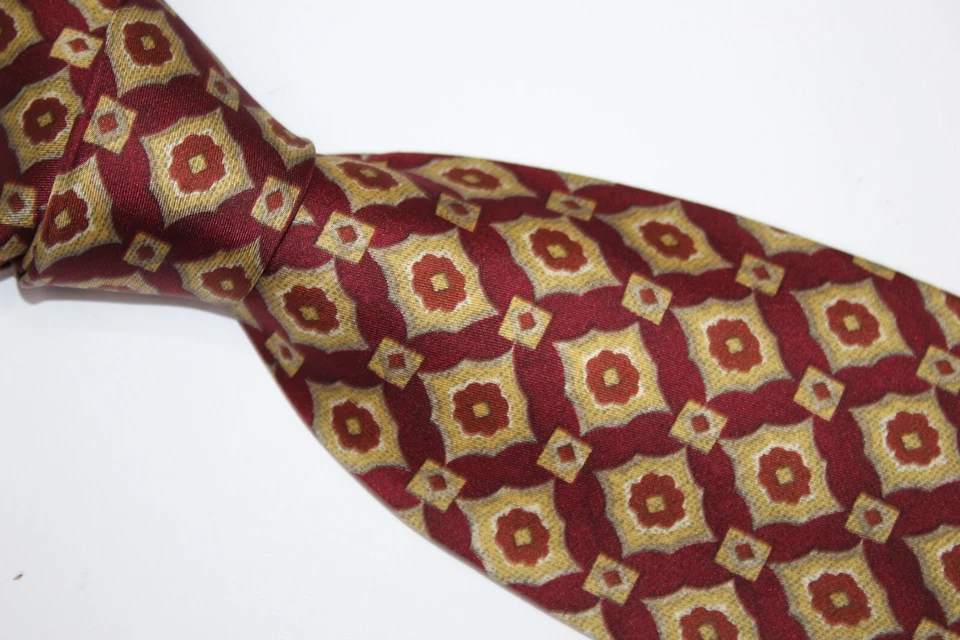 Corbata de seda VITALI hecha en Italia F46619 Foto 3 de 4