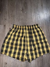 Vintage 60  s Surf Swim Trunks Shorts Mens Size Small Made In California plaid