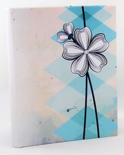 Fotoalbum F&uuml;r Fotos Mit Blume 28 Bl&auml;tter Karton