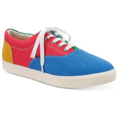 CLUB ROOM LANCE LACE UP MEN'S SHOES COLOR RED/BLUE SIZE 8.5M NIB