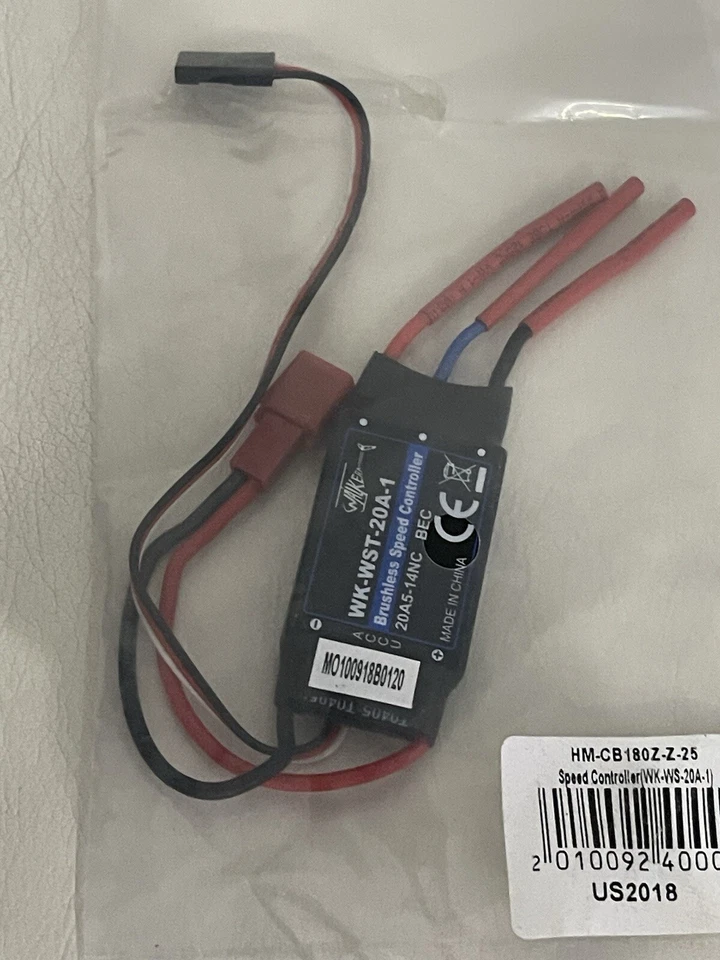 HM-CB180Z-Z-25 Speed Controllor WK-WS-20A-1). Brand New- Black Color - Image 2 of 4