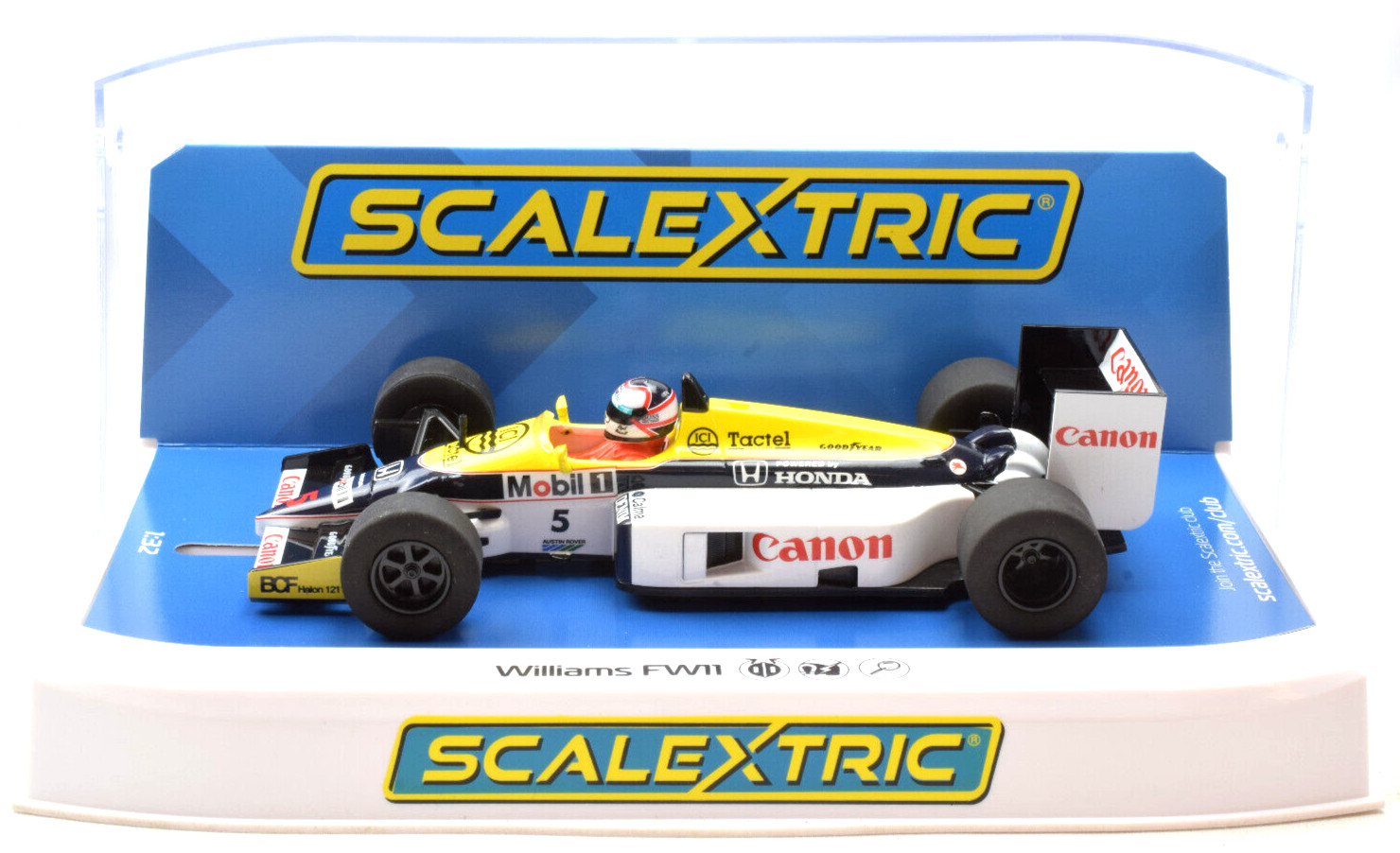 Scalextric Williams FW11 - Найджел Мэнселл - 132 финала Гран-при Великобритании 1986 года на гоночной машине C4318 9290₽