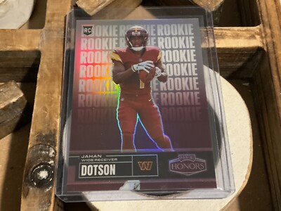 2022 Panini Honors Jahan Dotson /75 SSP RC   Washington Commanders EAGLES