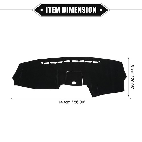 Dashboard Cover Dash Sunshade for Hyundai Santa Fe 2007-2012 Polyester Black - Picture 7 of 16