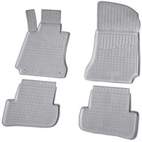 3D Gummi Fussmatten FüR Mercedes C-Klasse | W204 | S204 | 2007-2014 | Grau
