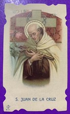 SANTINO HOLY CARD, S. JUAN DE LA CRUZ (9 cm)- No. 271
