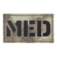 IR EMS MED Medical A-TACS AU morale tactical 3 5x2 touch fastener patch